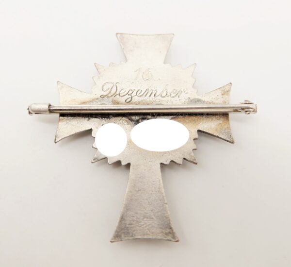 Mutterkreuz Silber - Als Brosche umgearbeitet - Schöne Variante – Bild 2