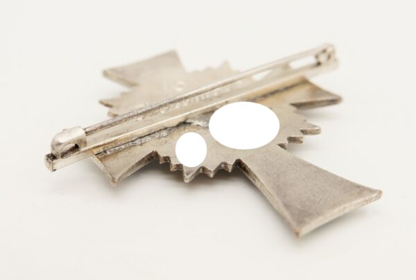 Mutterkreuz Silber - Als Brosche umgearbeitet - Schöne Variante – Bild 3