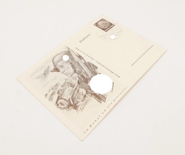 Postkarte Waffe SS - Im Kampf um die Freiheit