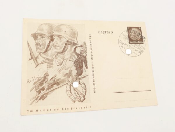 Postkarte – Infanterie Sturmabzeichen – ISA - Im Kampf um die Freiheit – Bild 2