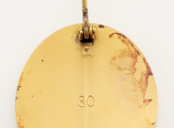 Verwundetenabzeichen Gold im Etui – Hersteller 30 (Hauptmünzamt Wien) – Buntmetall – Bild 4