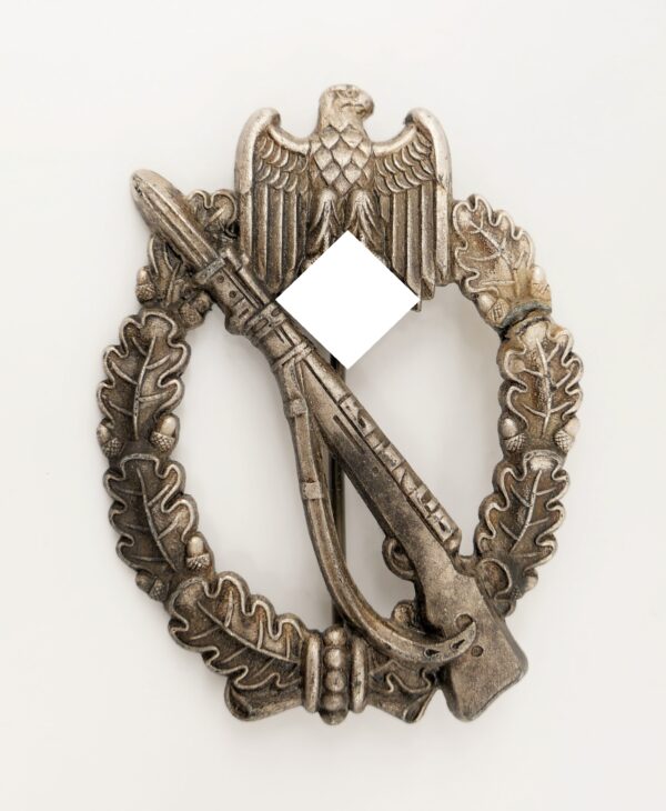 Infanterie Sturmabzeichen Silber - Hohlprägung - ISA