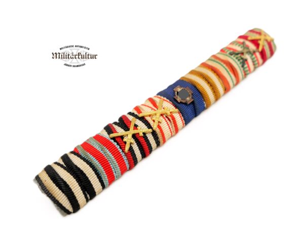 9er Feldspange - Eisernes Kreuz - EK - Treudienst - Schutzwall Ehrenzeichen - TD - Bandspange
