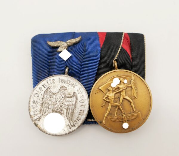 2er Ordensspange - Dienstauszeichnung für 4 Jahre - Medaille zur Erinnerung an den 1. Oktober 1938 (Sudetenland-Medaille) – Bild 2