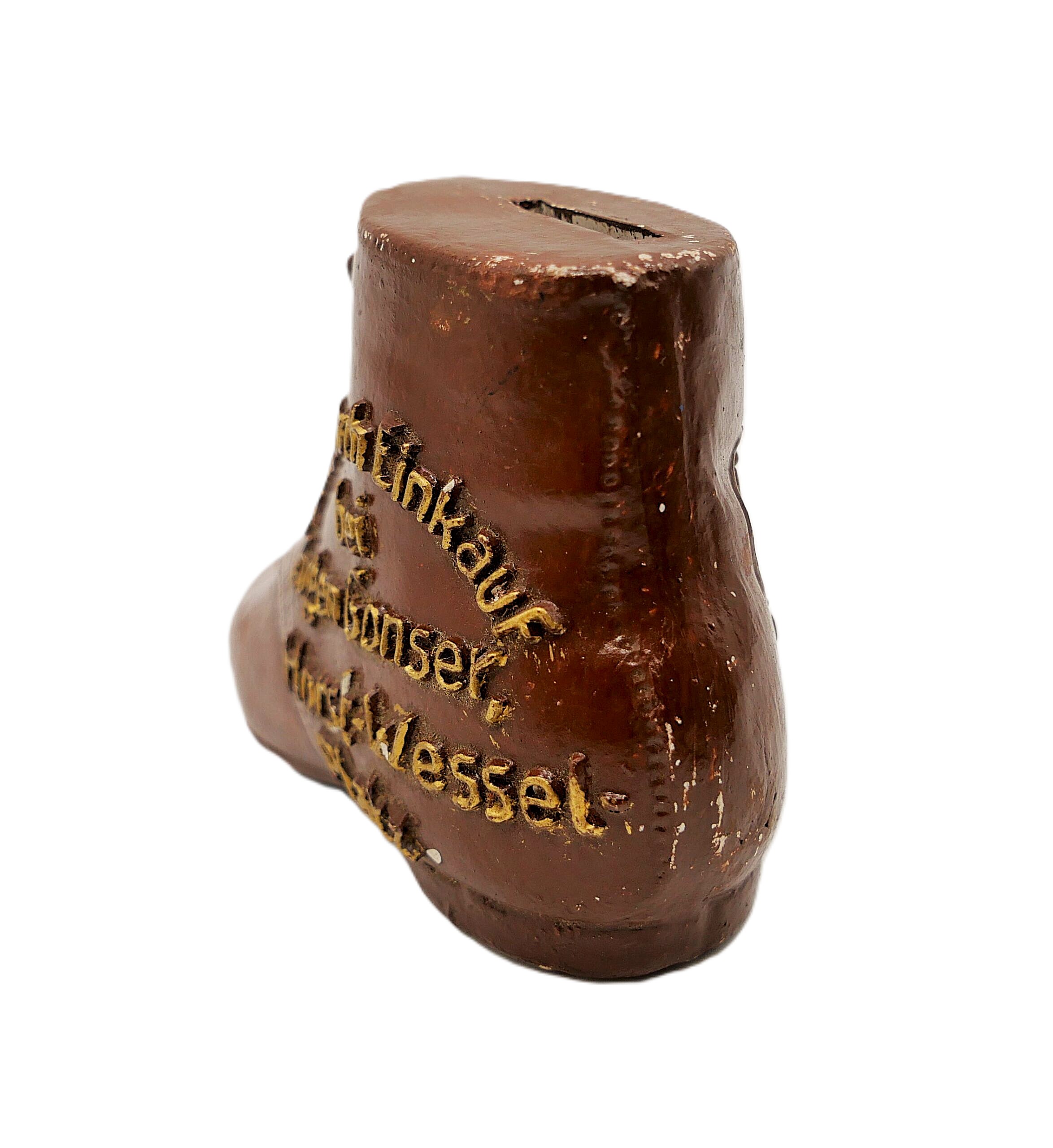 Spardose - Reklame - Werbegeschenk - Geschäft am Horst Wessel Platz - ADA-ADA Schuhe – Bild 4