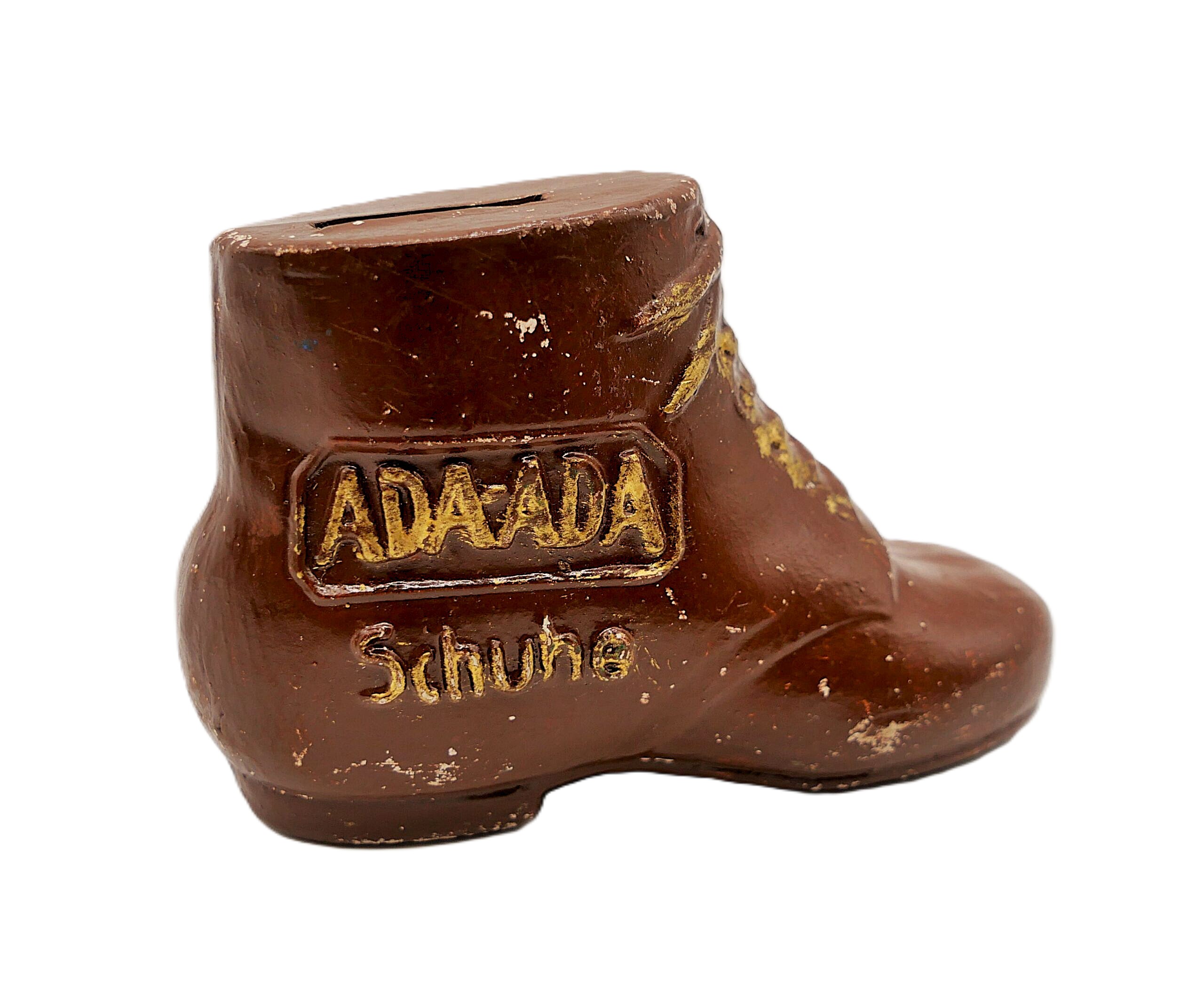 Spardose - Reklame - Werbegeschenk - Geschäft am Horst Wessel Platz - ADA-ADA Schuhe – Bild 2