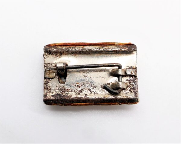 Feldspange zum Schutzwall Ehrenzeichen mit der seltenen 9 mm Miniatur Auflage – Bild 3
