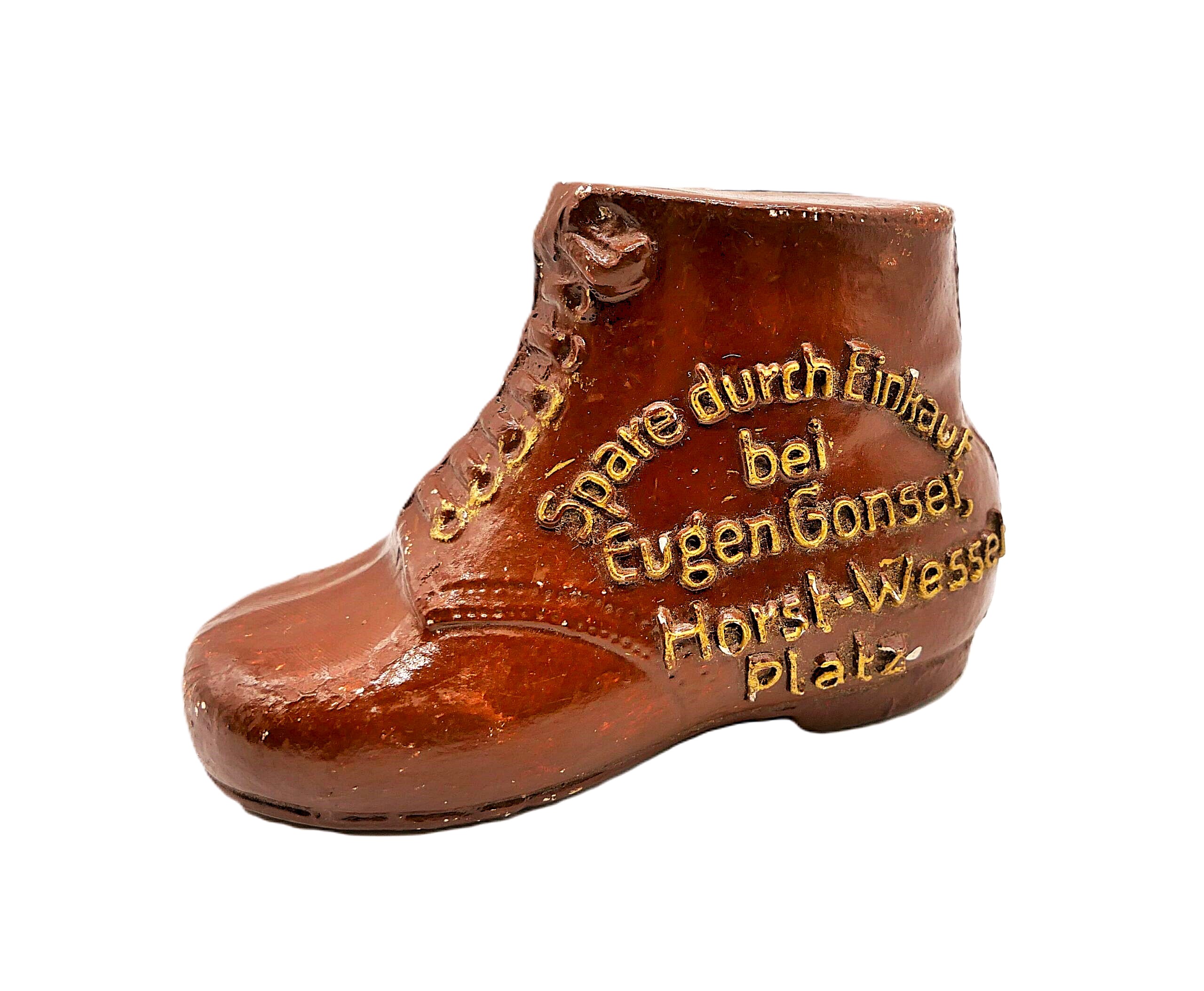 Spardose - Reklame - Werbegeschenk - Geschäft am Horst Wessel Platz - ADA-ADA Schuhe