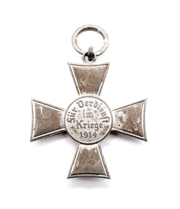 Hanseatenkreuz Lübeck – Für Verdienst im Kriege 1914 – Bild 2