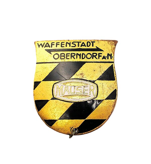 Abzeichen - Mauser - Waffenstadt Oberndorf a. N. - Werbung