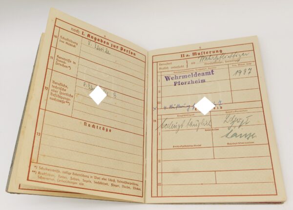 Wehrpass eines Fabrikanten - Zeitlich untauglich – Bild 4