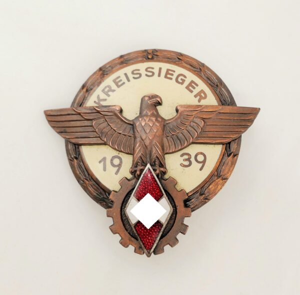 HJ Kreissieger im Reichsberufswettkampf 1939 - Hersteller H. Aurich, Dresden A. 16