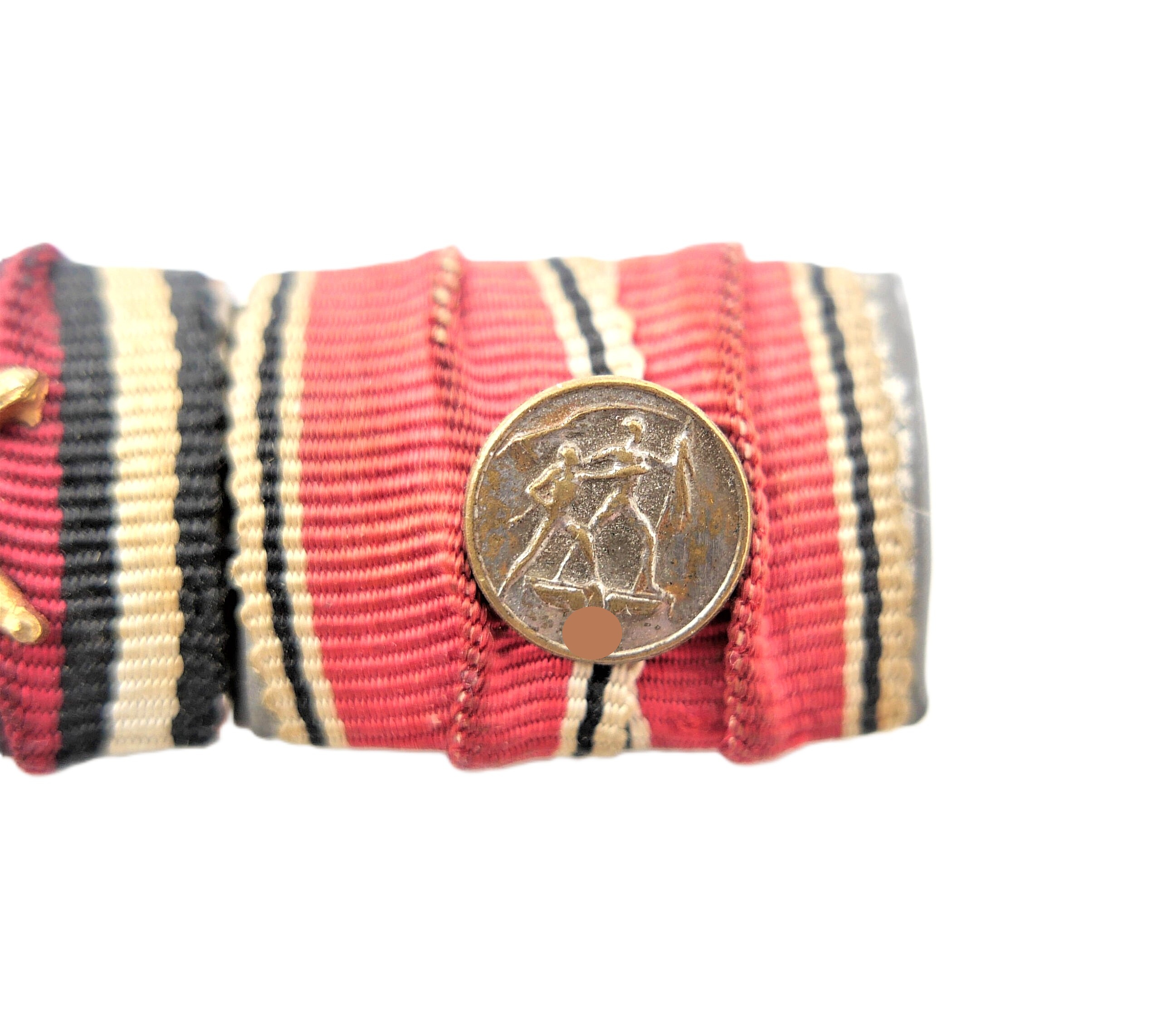 Feldspange - EK - FEK - Anschlußmedaille Österreich – Medaille zur Erinnerung an den 13. März 1938 mit Auflage - Bandspange – Bild 3