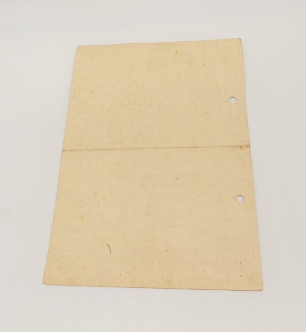 Urkunde zum Eisernen Kreuz 2. Klasse 1939 - Für einen Gefreiten des Stab II./Pz. Gren. Regt. 128 – Bild 3