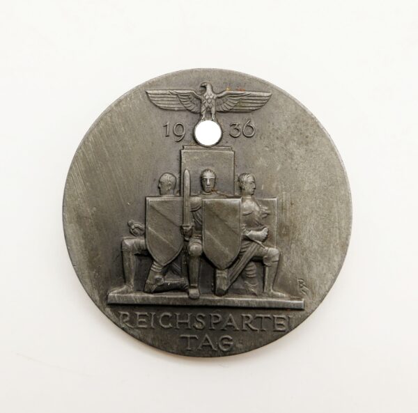 Abzeichen – Reichsparteitag 1936 - Hersteller M. Nett, Fürth i. B. - RPT