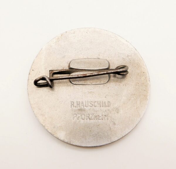 Abzeichen – 1. Mai 1936 – Tag der Arbeit – Hersteller R. Hauschild, Pforzheim - Aluminium – Bild 2