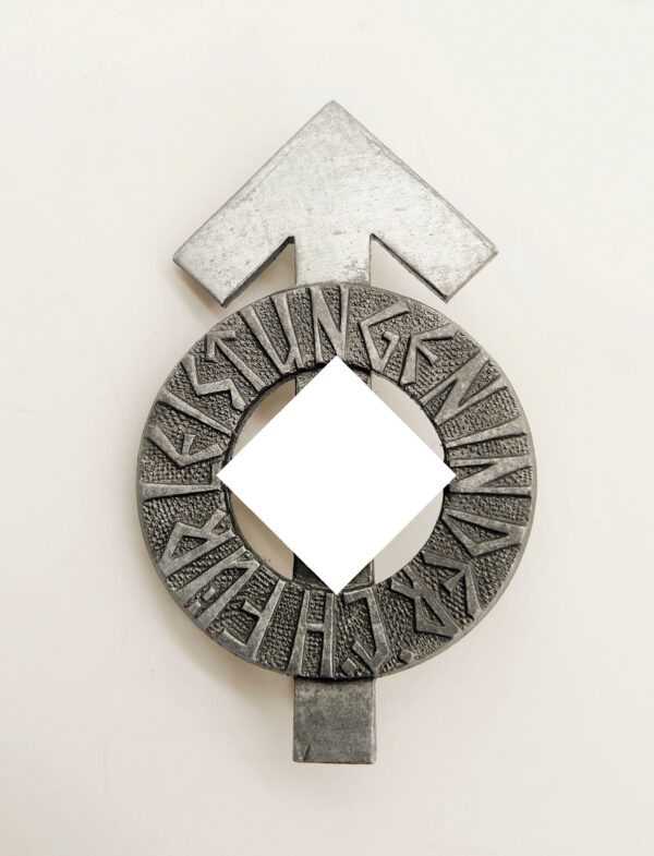 HJ Leistungsabzeichen Silber - M1/34 - Hersteller Karl Wurster, Markneukirchen – Bild 2