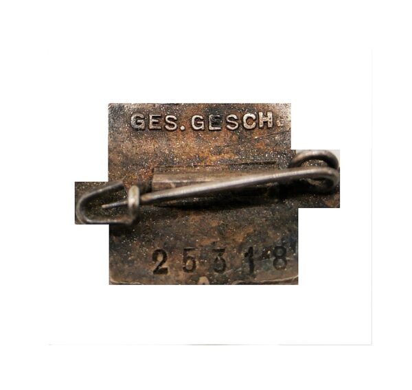TeNo (Technische Nothilfe) Zivilabzeichen mit Matrikelnummer 25318 – Bild 2