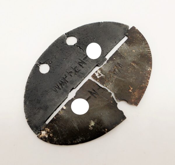 Erkennungsmarke Waffen SS-Hauptamt - EKM – Dogs Tag – Bodenfund – Bild 3