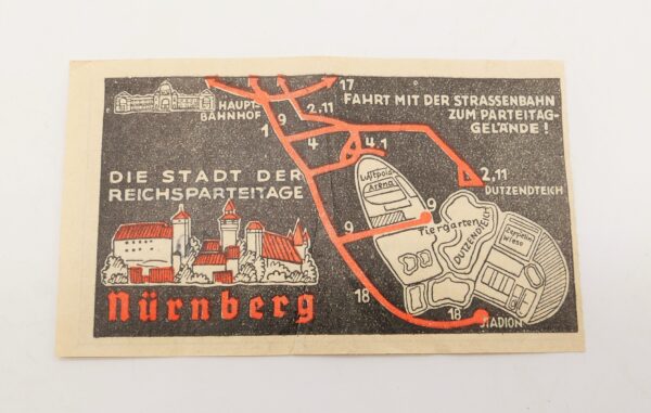 Fahrkarte zum Reichsparteitag Nürnberg – Bild 2