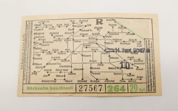 Fahrkarte zum Reichsparteitag Nürnberg – Bild 3