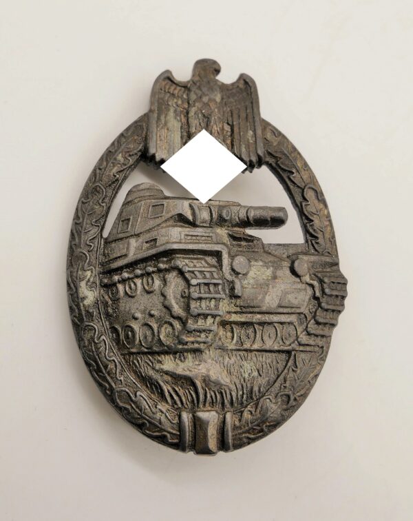 Panzerkampfabzeichen Bronze - Hersteller KWM (Karl Wurster, Markneukirchen) - PKA