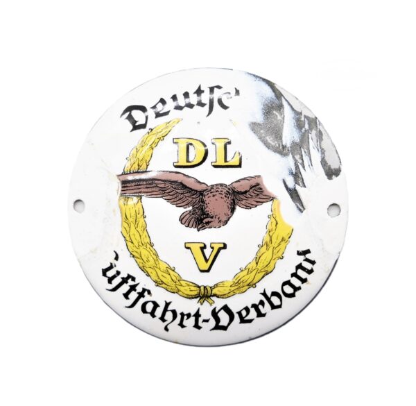 DLV (Deutscher Luftsportverband) Türschild - Schild - Türplakette - Plakette - Emaille