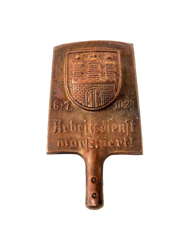 Abzeichen - Hamburg - Freiwilliger Arbeitsdienst marschiert 6. und 7.10.1934