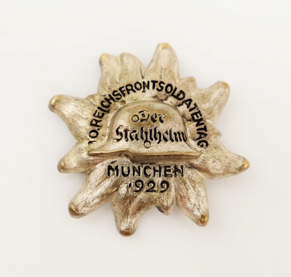 Abzeichen – 10. Reichsfrontsoldatentag – München 1929 – Stahlhelmbund