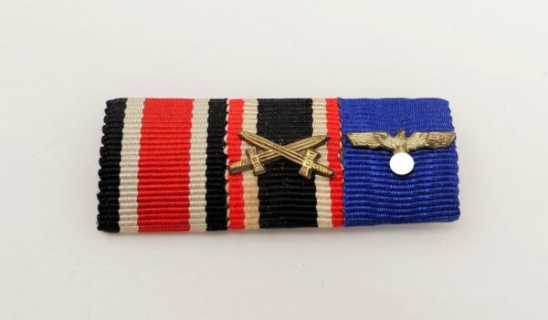 Feldspange - Eisernes Kreuz 2. Klasse 1939 - KVK - Dienstauszeichnung mit Adlerauflage - EK - Bandspange – Bild 2