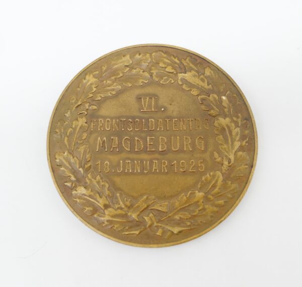 Plakette - VI. Frontsoldatentag Magdeburg - 18. Januar 1925 - Stahlhelmbund - Der Stahlhelm – Bild 2