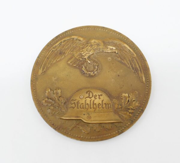 Plakette - VI. Frontsoldatentag Magdeburg - 18. Januar 1925 - Stahlhelmbund - Der Stahlhelm