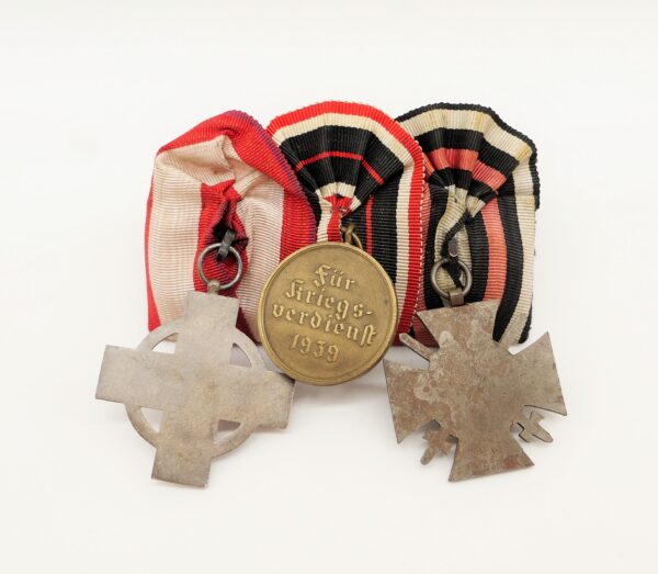 3er Ordensspange - FEK - Kriegsverdienstmedaille - Reichsfeuerwehr (Feuerwehr) – Ehrenzeichen 2. Stufe – Bild 4