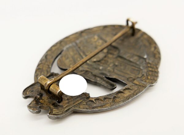 Panzerkampfabzeichen Bronze - Hohlprägung - Hersteller A (Assmann & Söhne, Lüdenscheid) – Bild 5