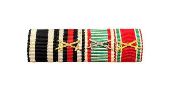 4er Feldspange - Eisernes Kreuz 2. Klasse 1914 - FEK - Ungarn - Bulgarien - Bandspange – Bild 2