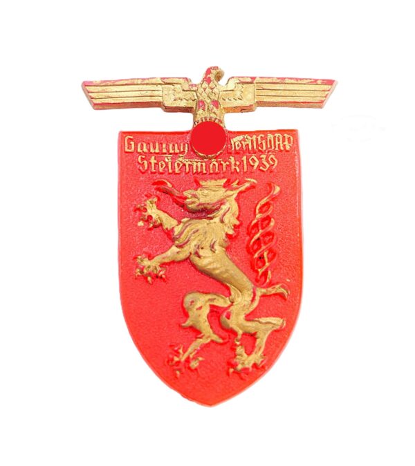 Abzeichen - Gautag der NSDAP - Steiermark 1939 - Österreich - Hersteller Richard Sieper & Söhne, Lüdenscheid