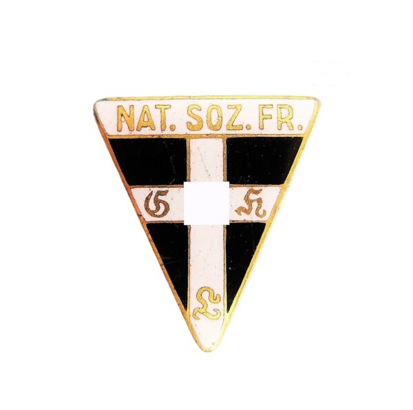 17 mm Abzeichen der Nat. Soz. Fr. (National Sozialistischen Frauenschaft) – RZM – 63