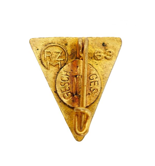 17 mm Abzeichen der Nat. Soz. Fr. (National Sozialistischen Frauenschaft) – RZM – 63 – Bild 2