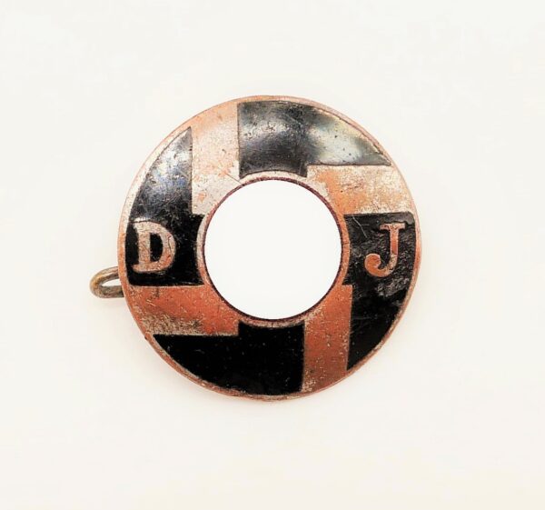 Abzeichen - DJ (Deutsches Jungvolk) in der HJ (Hitlerjugend) - D.R.G.M. - GES. GESCH.