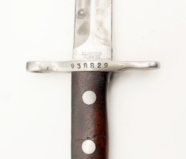 Schweiz – Bajonett Modell 1918 - Hersteller Elsener Schwyz – Bild 3