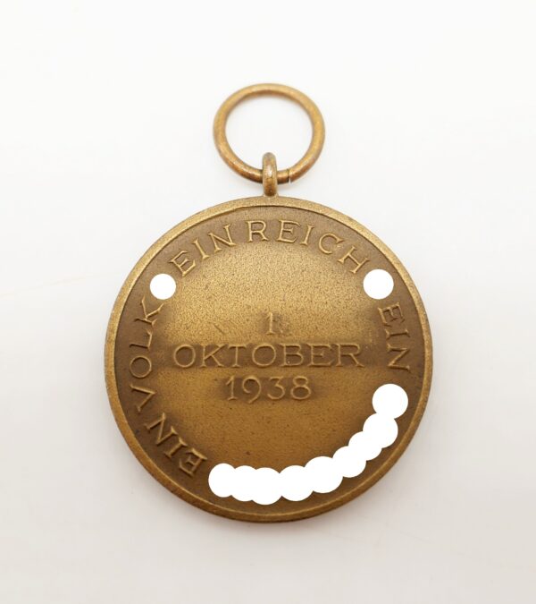Medaille zur Erinnerung an den 1. Oktober 1938 – Sudetenland-Medaille – Bild 2