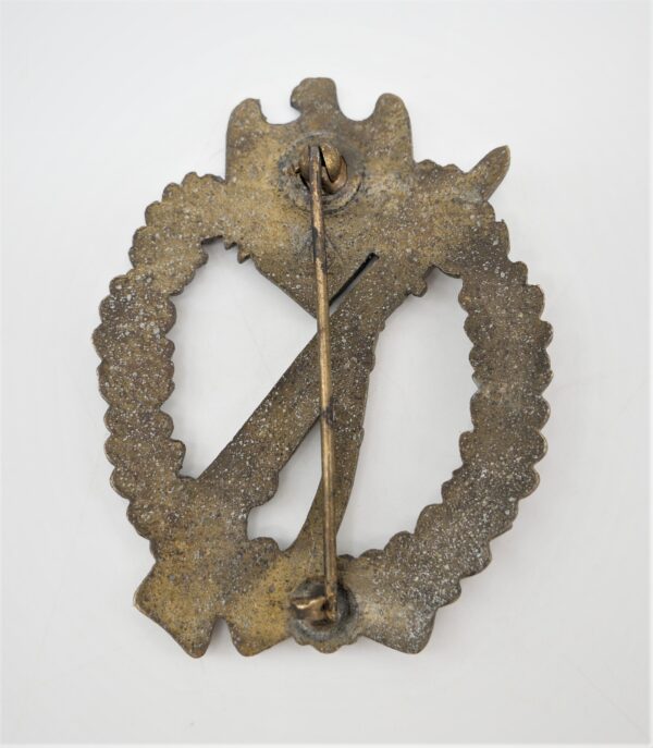 Infanterie Sturmabzeichen Bronze – Hersteller AS im Dreieck - ISA – Bild 2