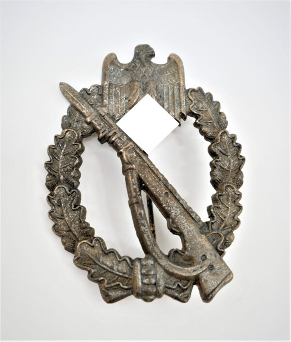 Infanterie Sturmabzeichen Bronze – Hersteller AS im Dreieck - ISA