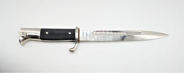 Ausgehseitengewehr (ASG) K98 der Wehrmacht - Komplett mit Lack-Koppelschuh - Hersteller C. Gustav Spitzer, Solingen - Top Zustand - Bajonett – Bild 5