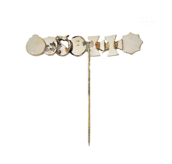 Miniatur Ordensspange - Deutsches Kreuz in Gold - Eisernes Kreuz - Flakkampfabzeichen - Erdkampfabzeichen - WIO – Bild 3