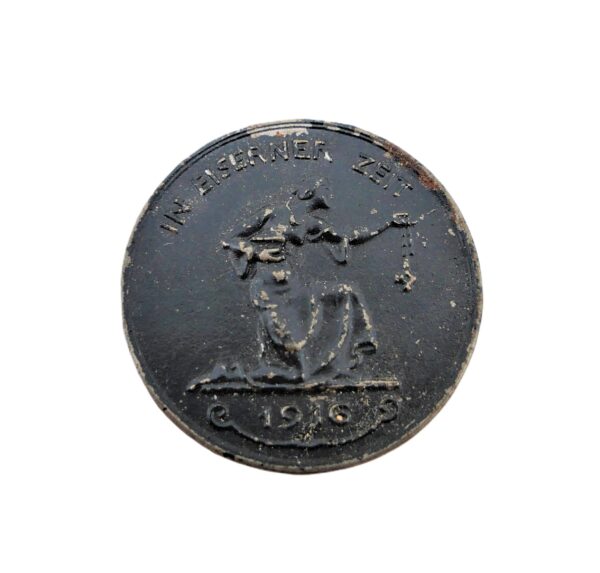Medaille – In eiserner Zeit 1916 – Gold gab ich zur Wehr – Eisen nahm ich zur Ehr