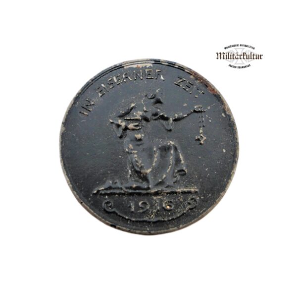Medaille – In eiserner Zeit 1916 – Gold gab ich zur Wehr – Eisen nahm ich zur Ehr