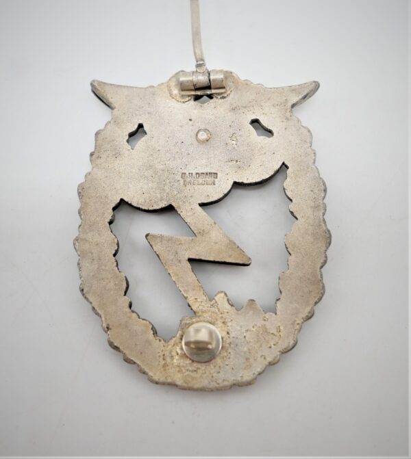 Erdkampfabzeichen der Luftwaffe – Hersteller G.H. Osang - Mit magnetischer Auflage – Bild 3