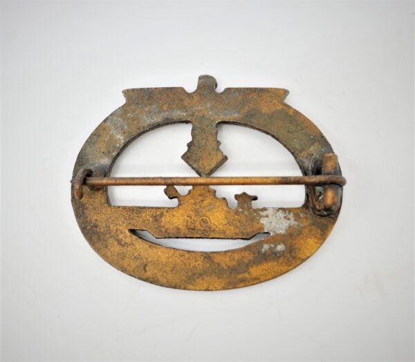 Ubootkriegsabzeichen - Hersteller F.O. (Friedrich Orth, Wien) - Variante 2 - U-Boot-Kriegsabzeichen - Kriegsmarine – Bild 2