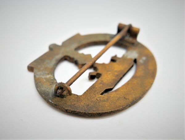 Ubootkriegsabzeichen - Hersteller F.O. (Friedrich Orth, Wien) - Variante 2 - U-Boot-Kriegsabzeichen - Kriegsmarine – Bild 4